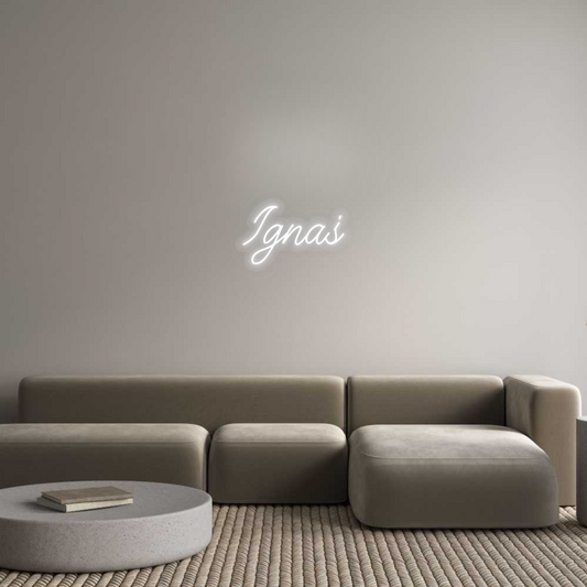 Personalisiertes Neon: Ignaś