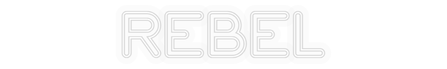 Personalizowany neon: REBEL