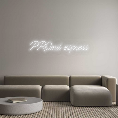 Personalizowany neon: PROmil express