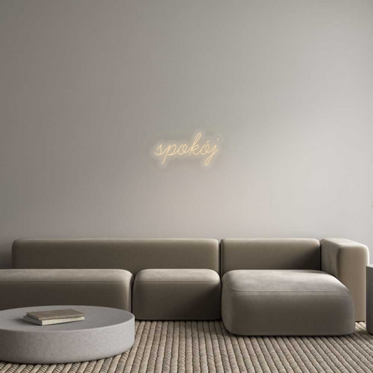 Personalisiertes Neon: Frieden