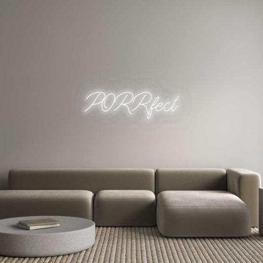 Personalisiertes Neon: PORRfect