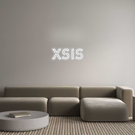 Personalisiertes Neon: XSIS
