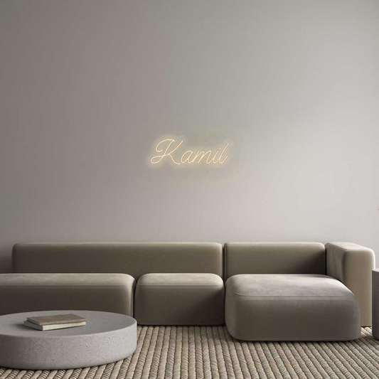 Personalisiertes Neon: Kamil