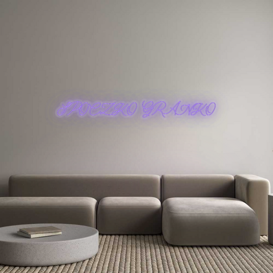Personalisiertes Neon: SPOCZKO GRANKO