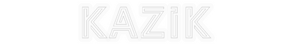 Personalisiertes Neon: KAZIK