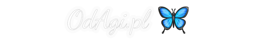 Personalizowany neon: OdAgi.pl 🦋