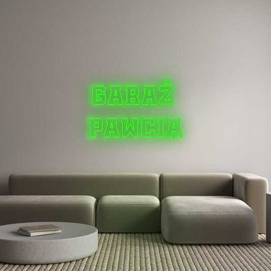 Personalisiertes Neon: Garage
 Pavia