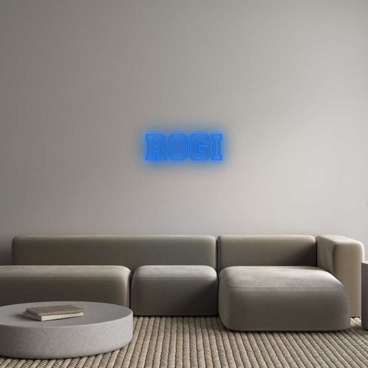 Personalisiertes Neon: HÖRNER