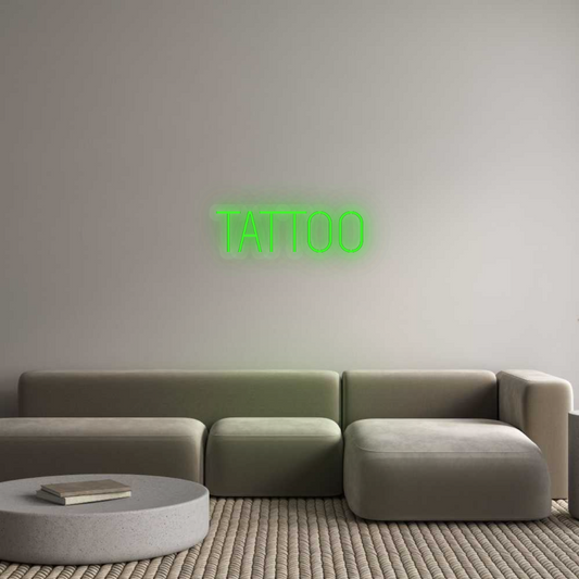 Personalisiertes Neon: TATTOO