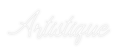 Personalizowany neon: Artistique