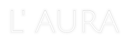 Personalizowany neon: L' AURA