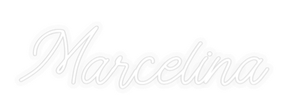 Personalisiertes Neon: Marcelina