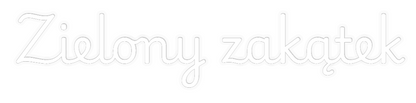 Personalizowany neon: Zielony zakątek
