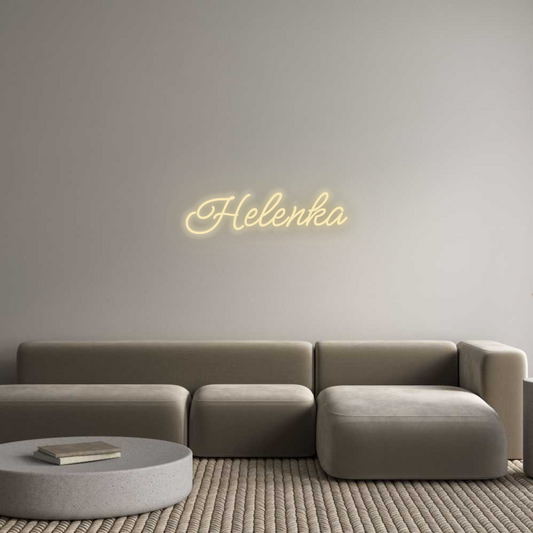 Personalisiertes Neon: Helenka