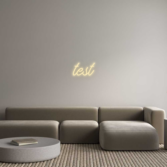 Personalizowany neon: test