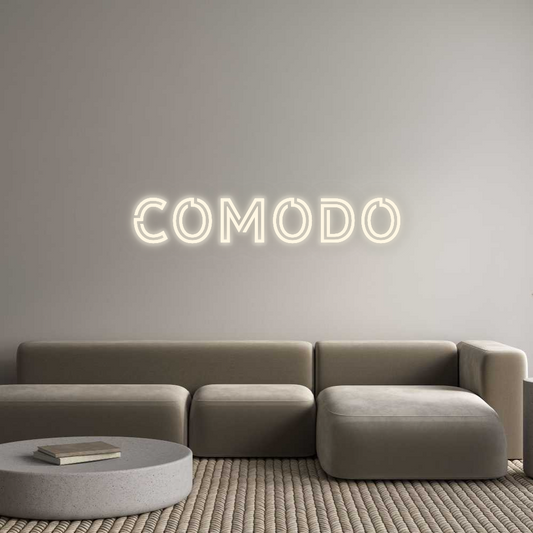 Personalizowany neon: Comodo