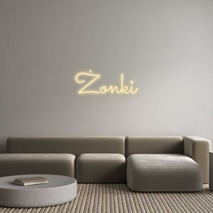 Personalisiertes Neonschild: Wifey