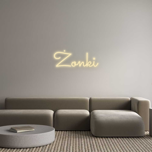 Personalisiertes Neonschild: Wifey